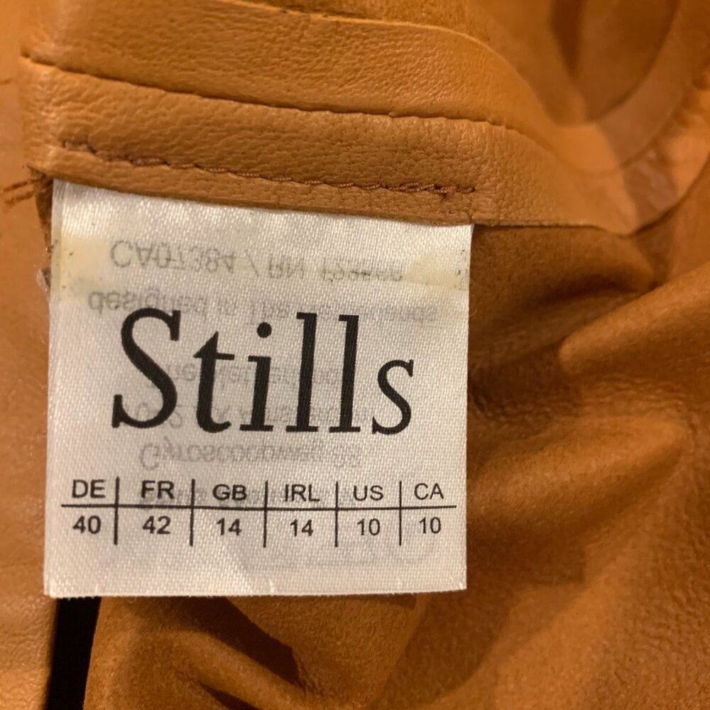 Stills~ Genuine Leather Dress - Picture 4 of 16
